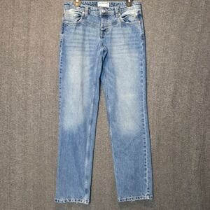 Free People We The Free Shelby Low-Rise Boyfriend Jeans Blue Women's 26